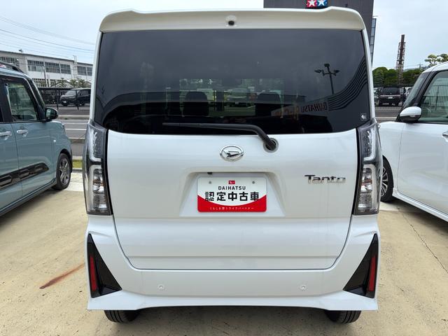 タントカスタムＸ１４インチアルミホイール　大型エアロバンパー　フルＬＥＤヘッドランプ　オート格納式カラードドアミラー　両側パワースライドドア　キーフリーシステム　プッシュボタンスタート（静岡県）の中古車