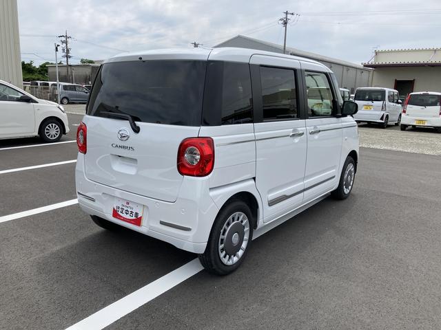 ムーヴキャンバスセオリーＧ１４インチフルホイールキャップ　ＬＥＤヘッドランプ　ＬＥＤフォグランプ　ホっとカップホルダー　両側パワースライドドア　キーフリーシステム（静岡県）の中古車