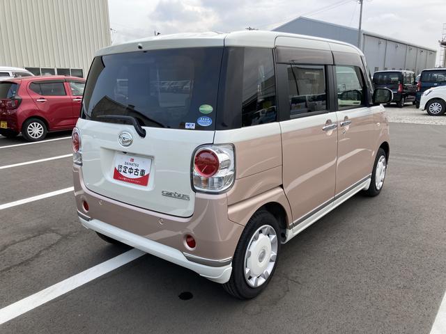 ムーヴキャンバスＧメイクアップリミテッド　ＳＡIII１４インチフルホイールキャップ　ＬＥＤヘッドランプ　キーフリーシステム　両側パワースライドドア　オートエアコン（プッシュ式）　オートライト　置きラクボックス（静岡県）の中古車