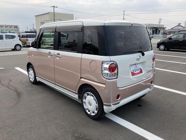 ムーヴキャンバスＧメイクアップリミテッド　ＳＡIII１４インチフルホイールキャップ　ＬＥＤヘッドランプ　キーフリーシステム　両側パワースライドドア　オートエアコン（プッシュ式）　オートライト　置きラクボックス（静岡県）の中古車