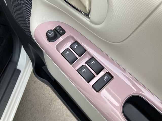 ムーヴキャンバスＧメイクアップリミテッド　ＳＡIII１４インチフルホイールキャップ　ＬＥＤヘッドランプ　キーフリーシステム　両側パワースライドドア　オートエアコン（プッシュ式）　オートライト　置きラクボックス（静岡県）の中古車
