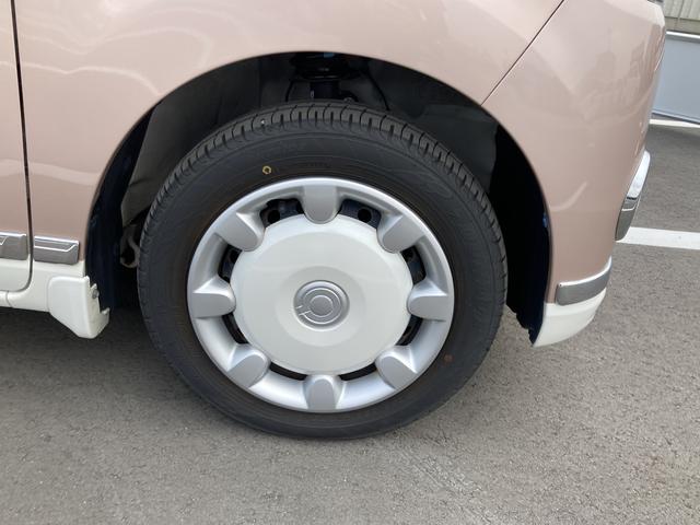 ムーヴキャンバスＧメイクアップリミテッド　ＳＡIII１４インチフルホイールキャップ　ＬＥＤヘッドランプ　キーフリーシステム　両側パワースライドドア　オートエアコン（プッシュ式）　オートライト　置きラクボックス（静岡県）の中古車