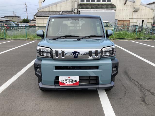 タフトＧターボ１５インチアルミホイール　オートレベリング機能付フルＬＥＤヘッドランプ　ＬＥＤフォグランプ　本革巻ステアリングホイール　本革巻インパネセンターシフト　ＴＦＴカラーマルチインフォメーションディスプレイ（静岡県）の中古車