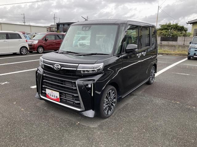 タントカスタムＲＳ１５インチアルミホイール　キーフリーシステム　プッシュボタンスタート　オートエアコン（プッシュ式）　フルＬＥＤヘッドランプ　オート格納式カラードドアミラー　本革巻ステアリングホイール（静岡県）の中古車