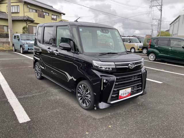 タントカスタムＲＳ１５インチアルミホイール　キーフリーシステム　プッシュボタンスタート　オートエアコン（プッシュ式）　フルＬＥＤヘッドランプ　オート格納式カラードドアミラー　本革巻ステアリングホイール（静岡県）の中古車