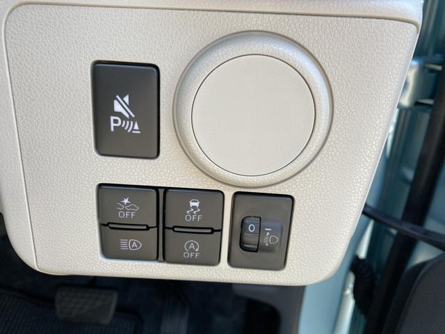 ミライースＸ　ＳＡIII１４インチフルホイールキャップ　ＬＥＤヘッドランプ　電動格納式（カラード）ドアミラー　自発光式デジタルメーターブルーイルミネーションメーター　マニュアルエアコン（ダイヤル式）　キーレスエントリー（静岡県）の中古車