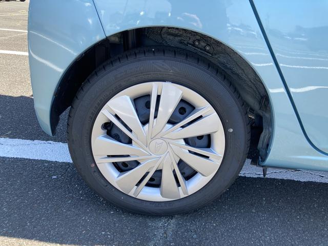 ミライースＸ　ＳＡIII１４インチフルホイールキャップ　ＬＥＤヘッドランプ　電動格納式（カラード）ドアミラー　自発光式デジタルメーターブルーイルミネーションメーター　マニュアルエアコン（ダイヤル式）　キーレスエントリー（静岡県）の中古車