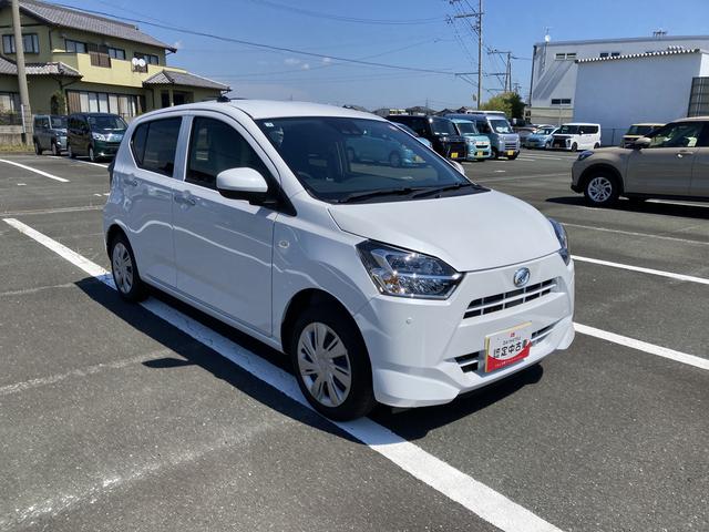 ミライースＸ　ＳＡIII１４インチフルホイールキャップ　ＬＥＤヘッドランプ　電動格納式（カラード）ドアミラー　自発光式デジタルメーターブルーイルミネーションメーター　マニュアルエアコン（ダイヤル式）　キーレスエントリー（静岡県）の中古車