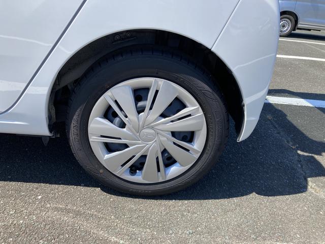 ミライースＸ　ＳＡIII１４インチフルホイールキャップ　ＬＥＤヘッドランプ　電動格納式（カラード）ドアミラー　自発光式デジタルメーターブルーイルミネーションメーター　マニュアルエアコン（ダイヤル式）　キーレスエントリー（静岡県）の中古車