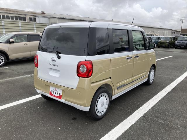 ムーヴキャンバスストライプスＧ１４インチフルホイールキャップ　ＬＥＤヘッドランプ　ＬＥＤフォグランプ　ホっとカップホルダー　両側パワースライドドア　キーフリーシステム　プッシュボタンスタート　ＵＶカットガラス（静岡県）の中古車