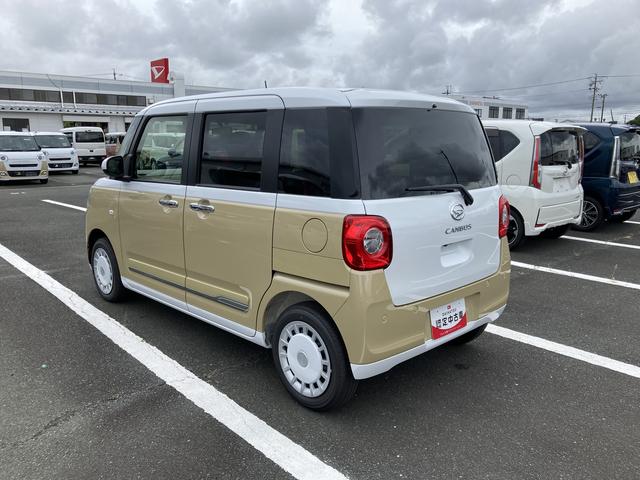 ムーヴキャンバスストライプスＧ１４インチフルホイールキャップ　ＬＥＤヘッドランプ　ＬＥＤフォグランプ　ホっとカップホルダー　両側パワースライドドア　キーフリーシステム　プッシュボタンスタート　ＵＶカットガラス（静岡県）の中古車