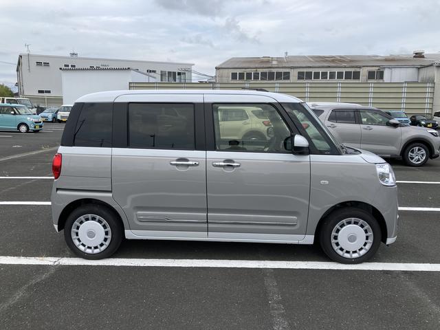 ムーヴキャンバスストライプスＧ１４インチフルホイールキャップ　ＬＥＤヘッドランプ　ＬＥＤフォグランプ　ホっとカップホルダー　両側パワースライドドア　キーフリーシステム　プッシュボタンスタート　ＵＶカットガラス（静岡県）の中古車