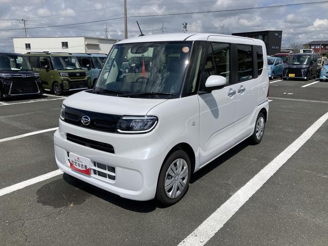 タントＸ１４インチフルホイールキャップ　フルＬＥＤヘッドランプ　オート格納式カラードドアミラー　左側パワースライドドア　ＴＦＴカラーマルチインフォメーションディスプレイ　フルファブリックシート（静岡県）の中古車