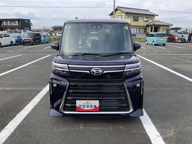タントカスタムＲＳ１５インチアルミホイール　キーフリーシステム　プッシュボタンスタート　オートエアコン（プッシュ式）　フルＬＥＤヘッドランプ　オート格納式カラードドアミラー　本革巻ステアリングホイール（静岡県）の中古車