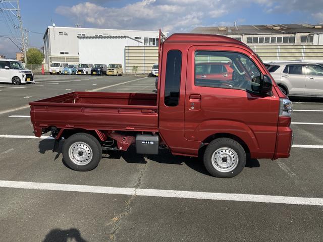 ハイゼットトラックジャンボエクストラＬＥＤヘッドランプ　シートスライド＆リクライニング機構　荷台ステップ　オーバーヘッドシェルフ　マニュアルエアコン　コーナーセンサー（静岡県）の中古車