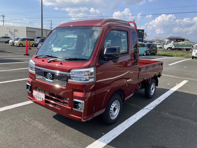 ハイゼットトラックジャンボエクストラＬＥＤヘッドランプ　シートスライド＆リクライニング機構　荷台ステップ　オーバーヘッドシェルフ　マニュアルエアコン　コーナーセンサー（静岡県）の中古車