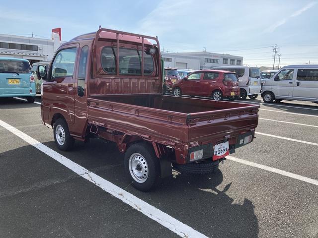 ハイゼットトラックジャンボエクストラＬＥＤヘッドランプ　シートスライド＆リクライニング機構　荷台ステップ　オーバーヘッドシェルフ　マニュアルエアコン　コーナーセンサー（静岡県）の中古車