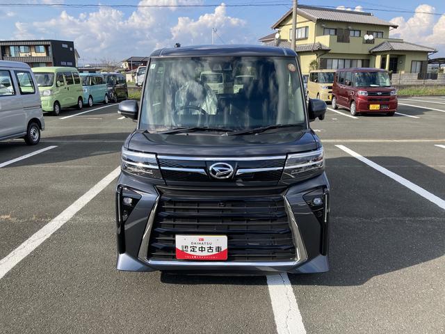 タントカスタムＸ１４インチアルミホイール　大型エアロバンパー　フルＬＥＤヘッドランプ　オート格納式カラードドアミラー　両側パワースライドドア　キーフリーシステム　プッシュボタンスタート（静岡県）の中古車