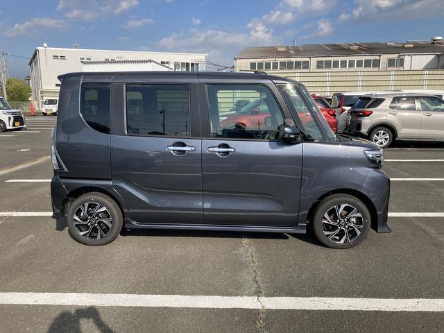 タントカスタムＸ１４インチアルミホイール　大型エアロバンパー　フルＬＥＤヘッドランプ　オート格納式カラードドアミラー　両側パワースライドドア　キーフリーシステム　プッシュボタンスタート（静岡県）の中古車