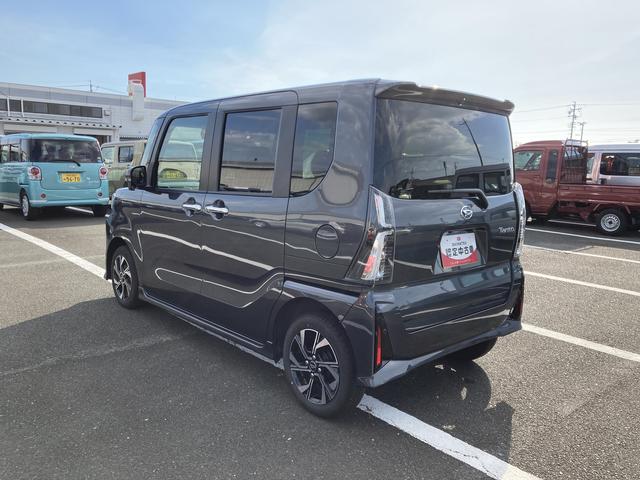 タントカスタムＸ１４インチアルミホイール　大型エアロバンパー　フルＬＥＤヘッドランプ　オート格納式カラードドアミラー　両側パワースライドドア　キーフリーシステム　プッシュボタンスタート（静岡県）の中古車