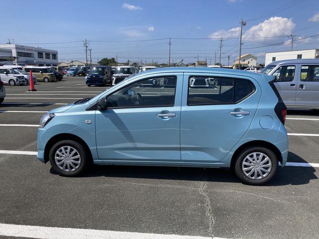 ミライースＬ　ＳＡIII１３インチフルホイールキャップ　マルチリフレクターハロゲンヘッドランプ　可倒式ドアミラー　自発光式デジタルメーターアンバーイルミネーションメーター　マニュアルエアコン（ダイヤル式）　キーレスエントリー（静岡県）の中古車