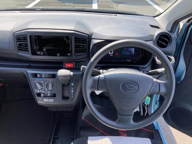 ミライースＬ　ＳＡIII１３インチフルホイールキャップ　マルチリフレクターハロゲンヘッドランプ　可倒式ドアミラー　自発光式デジタルメーターアンバーイルミネーションメーター　マニュアルエアコン（ダイヤル式）　キーレスエントリー（静岡県）の中古車
