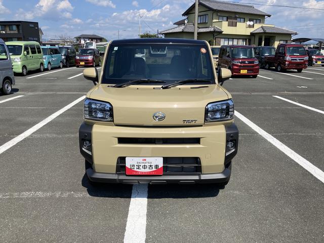 タフトＧ１５インチアルミホイール　オートレベリング機能付フルＬＥＤヘッドランプ　ＬＥＤフォグランプ　本革巻ステアリングホイール　本革巻インパネセンターシフト　ＴＦＴカラーマルチインフォメーションディスプレイ（静岡県）の中古車
