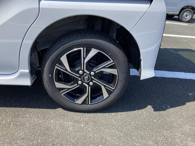 タントカスタムＸ１４インチアルミホイール　大型エアロバンパー　フルＬＥＤヘッドランプ　オート格納式カラードドアミラー　両側パワースライドドア　キーフリーシステム　プッシュボタンスタート（静岡県）の中古車