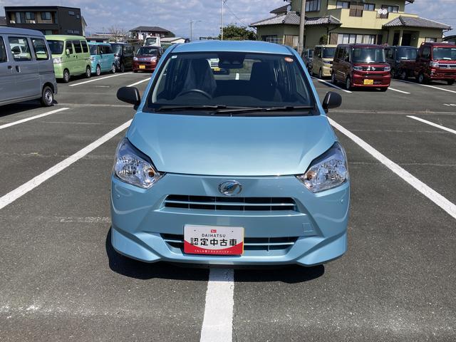 ミライースＬ　ＳＡIII１３インチフルホイールキャップ　マルチリフレクターハロゲンヘッドランプ　可倒式ドアミラー　自発光式デジタルメーターアンバーイルミネーションメーター　マニュアルエアコン（ダイヤル式）　キーレスエントリー（静岡県）の中古車