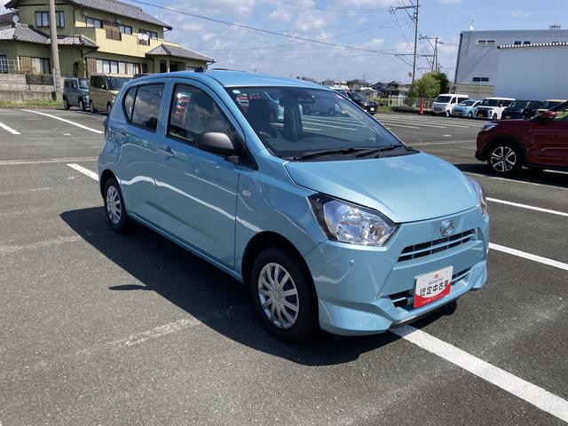 ミライースＬ　ＳＡIII１３インチフルホイールキャップ　マルチリフレクターハロゲンヘッドランプ　可倒式ドアミラー　自発光式デジタルメーターアンバーイルミネーションメーター　マニュアルエアコン（ダイヤル式）　キーレスエントリー（静岡県）の中古車
