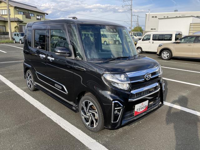 タントカスタムＲＳスタイルセレクション１５インチアルミホイール　キーフリーシステム　プッシュボタンスタート　オートエアコン（プッシュ式）　フルＬＥＤヘッドランプ　オート格納式カラードドアミラー　本革巻ステアリングホイール（静岡県）の中古車