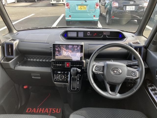 タントカスタムＲＳスタイルセレクション１５インチアルミホイール　キーフリーシステム　プッシュボタンスタート　オートエアコン（プッシュ式）　フルＬＥＤヘッドランプ　オート格納式カラードドアミラー　本革巻ステアリングホイール（静岡県）の中古車