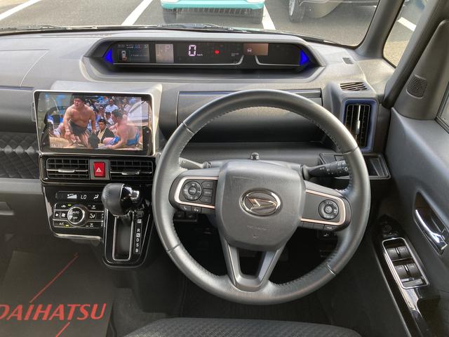 タントカスタムＲＳスタイルセレクション１５インチアルミホイール　キーフリーシステム　プッシュボタンスタート　オートエアコン（プッシュ式）　フルＬＥＤヘッドランプ　オート格納式カラードドアミラー　本革巻ステアリングホイール（静岡県）の中古車
