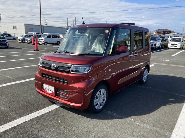 タントＸ１４インチフルホイールキャップ　フルＬＥＤヘッドランプ　オート格納式カラードドアミラー　左側パワースライドドア　ＴＦＴカラーマルチインフォメーションディスプレイ　フルファブリックシート（静岡県）の中古車