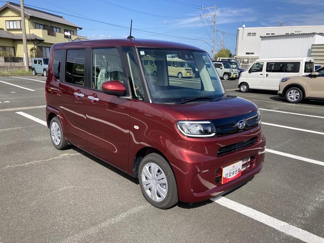 タントＸ１４インチフルホイールキャップ　フルＬＥＤヘッドランプ　オート格納式カラードドアミラー　左側パワースライドドア　ＴＦＴカラーマルチインフォメーションディスプレイ　フルファブリックシート（静岡県）の中古車