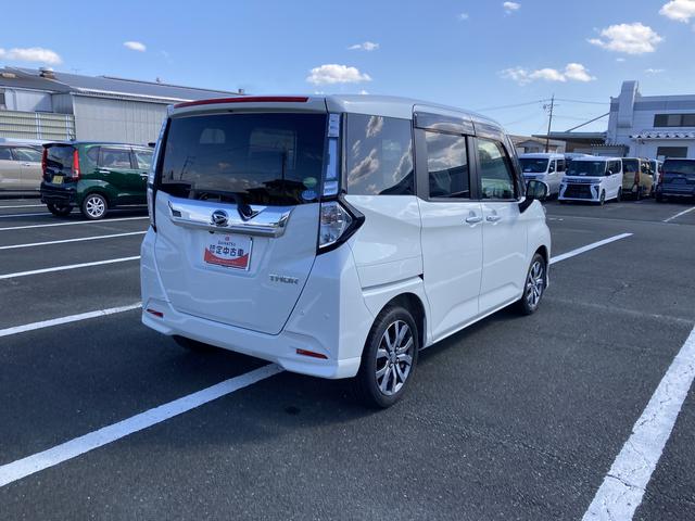 トールカスタムＧ　ターボ　ＳＡIIIＬＥＤヘッドランプ　キーフリーシステム　プッシュボタンスタート　オートエアコン（プッシュ式）　両側パワースライドドア　マルチインフォメーションディスプレイ（静岡県）の中古車