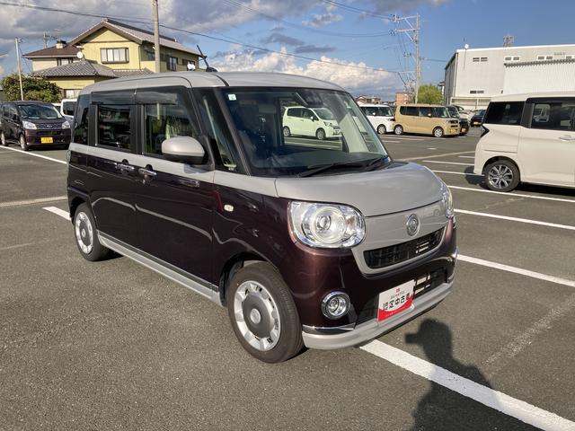 ムーヴキャンバスＧブラックインテリアＶＳ　ＳＡIII１４インチフルホイールキャップ　ＬＥＤヘッドランプ　キーフリーシステム　両側パワースライドドア　オートエアコン（プッシュ式）　オートライト　置きラクボックス（静岡県）の中古車