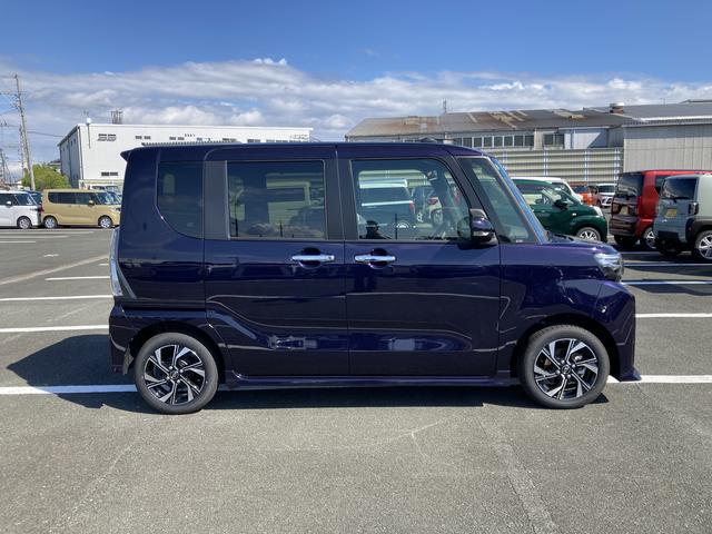 タントカスタムＸ１４インチアルミホイール　大型エアロバンパー　フルＬＥＤヘッドランプ　オート格納式カラードドアミラー　両側パワースライドドア　キーフリーシステム　プッシュボタンスタート（静岡県）の中古車