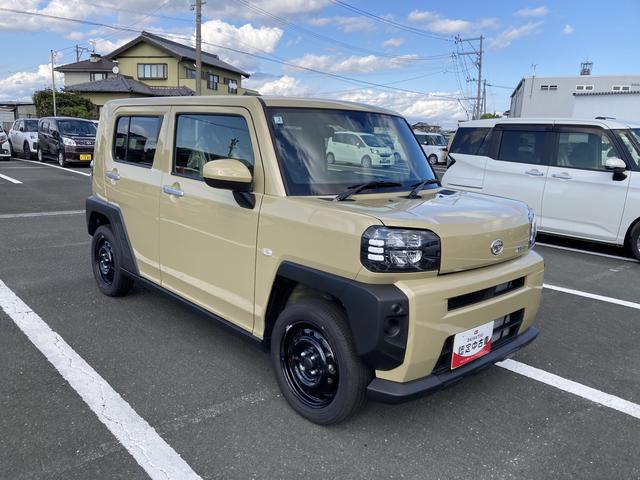 タフトＸ１５インチスチールホイール（ブラック塗装）　マニュアルレベリング機能付フルＬＥＤヘッドランプ　マルチインフォメーションディスプレイ	　キーフリーシステム　プッシュボタンスタート（静岡県）の中古車