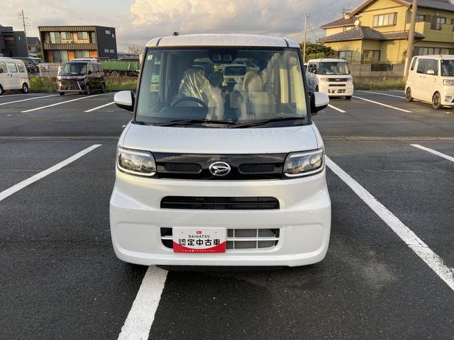 タントＸ１４インチフルホイールキャップ　フルＬＥＤヘッドランプ　オート格納式カラードドアミラー　左側パワースライドドア　ＴＦＴカラーマルチインフォメーションディスプレイ　フルファブリックシート（静岡県）の中古車