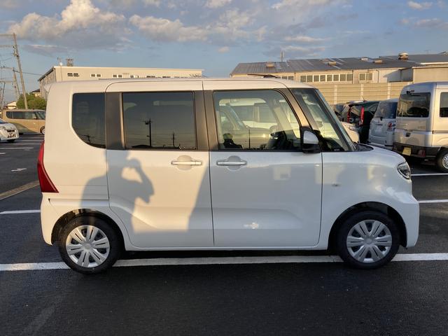 タントＸ１４インチフルホイールキャップ　フルＬＥＤヘッドランプ　オート格納式カラードドアミラー　左側パワースライドドア　ＴＦＴカラーマルチインフォメーションディスプレイ　フルファブリックシート（静岡県）の中古車