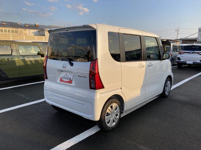 タントＸ１４インチフルホイールキャップ　フルＬＥＤヘッドランプ　オート格納式カラードドアミラー　左側パワースライドドア　ＴＦＴカラーマルチインフォメーションディスプレイ　フルファブリックシート（静岡県）の中古車