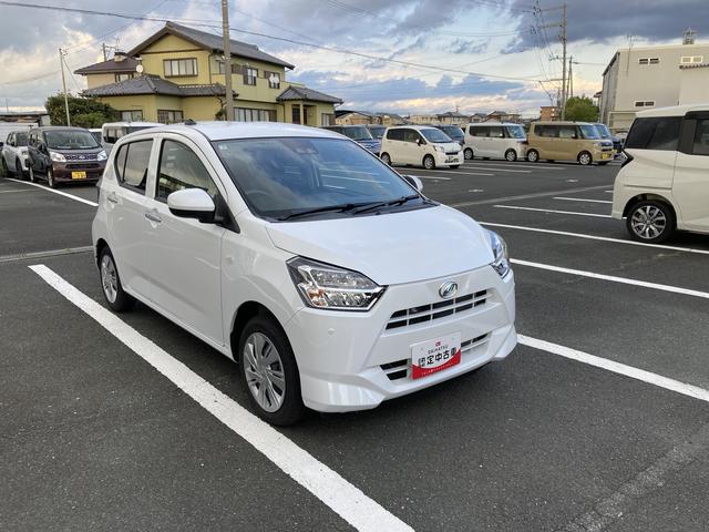 ミライースＸ　ＳＡIII１４インチフルホイールキャップ　ＬＥＤヘッドランプ　電動格納式（カラード）ドアミラー　自発光式デジタルメーターブルーイルミネーションメーター　マニュアルエアコン（ダイヤル式）　キーレスエントリー（静岡県）の中古車