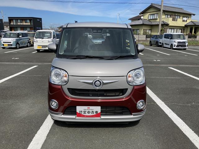 ムーヴキャンバスGブラックインテリアVS SAIII14インチフルホイールキャップ LEDヘッドランプ キーフリーシステム 両側パワースライドドア オートエアコン(プッシュ式) オートライト 置きラクボックス(静岡県)の中古車