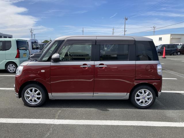 ムーヴキャンバスGブラックインテリアVS SAIII14インチフルホイールキャップ LEDヘッドランプ キーフリーシステム 両側パワースライドドア オートエアコン(プッシュ式) オートライト 置きラクボックス(静岡県)の中古車