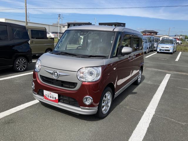 ムーヴキャンバスGブラックインテリアVS SAIII14インチフルホイールキャップ LEDヘッドランプ キーフリーシステム 両側パワースライドドア オートエアコン(プッシュ式) オートライト 置きラクボックス(静岡県)の中古車