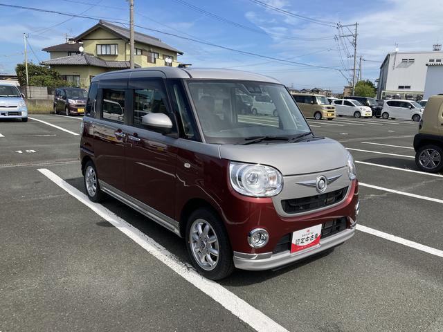 ムーヴキャンバスGブラックインテリアVS SAIII14インチフルホイールキャップ LEDヘッドランプ キーフリーシステム 両側パワースライドドア オートエアコン(プッシュ式) オートライト 置きラクボックス(静岡県)の中古車