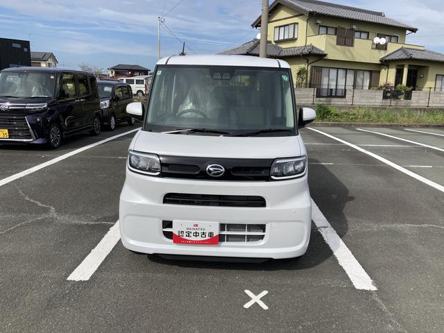 タントＸターボ１４インチフルホイールキャップ　フルＬＥＤヘッドランプ　オート格納式カラードドアミラー　左側パワースライドドア　ＴＦＴカラーマルチインフォメーションディスプレイ　フルファブリックシート（静岡県）の中古車
