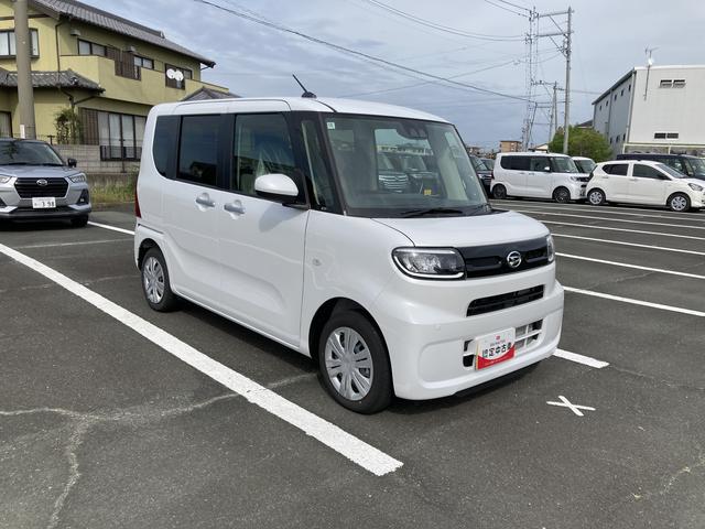 タントＸターボ１４インチフルホイールキャップ　フルＬＥＤヘッドランプ　オート格納式カラードドアミラー　左側パワースライドドア　ＴＦＴカラーマルチインフォメーションディスプレイ　フルファブリックシート（静岡県）の中古車