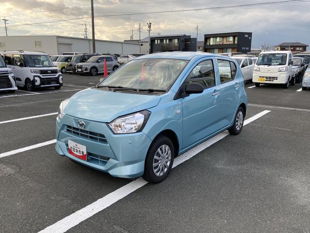ミライースＬ　ＳＡIII１３インチフルホイールキャップ　マルチリフレクターハロゲンヘッドランプ　可倒式ドアミラー　自発光式デジタルメーターアンバーイルミネーションメーター　マニュアルエアコン（ダイヤル式）　キーレスエントリー（静岡県）の中古車